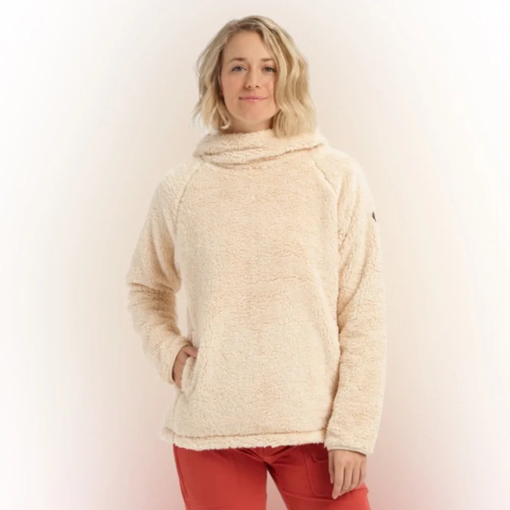 BURTON LYNX FLEECE PULLOVER in Crème Brûlée NWT XS - Picture 2 of 10